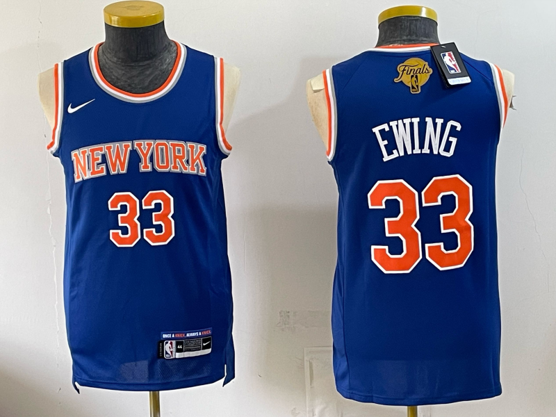 Men New York Knicks #33 Ewing blue 2026 Nike NBA jersey 0701001